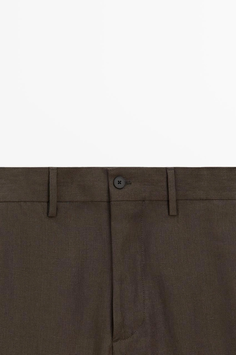 Брюки для костюма из льна