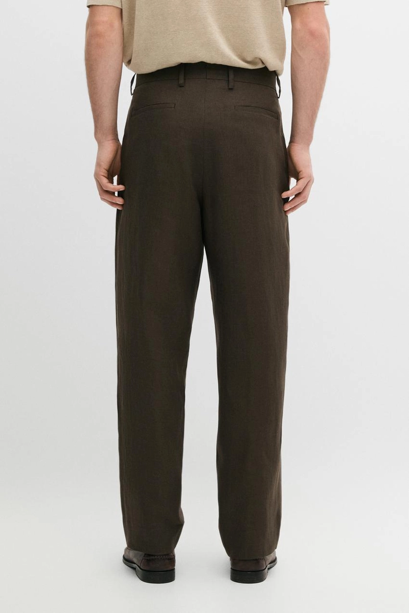 Брюки для костюма из льна