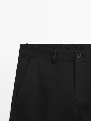 Хлопковые брюки прямого кроя- Заказать в России