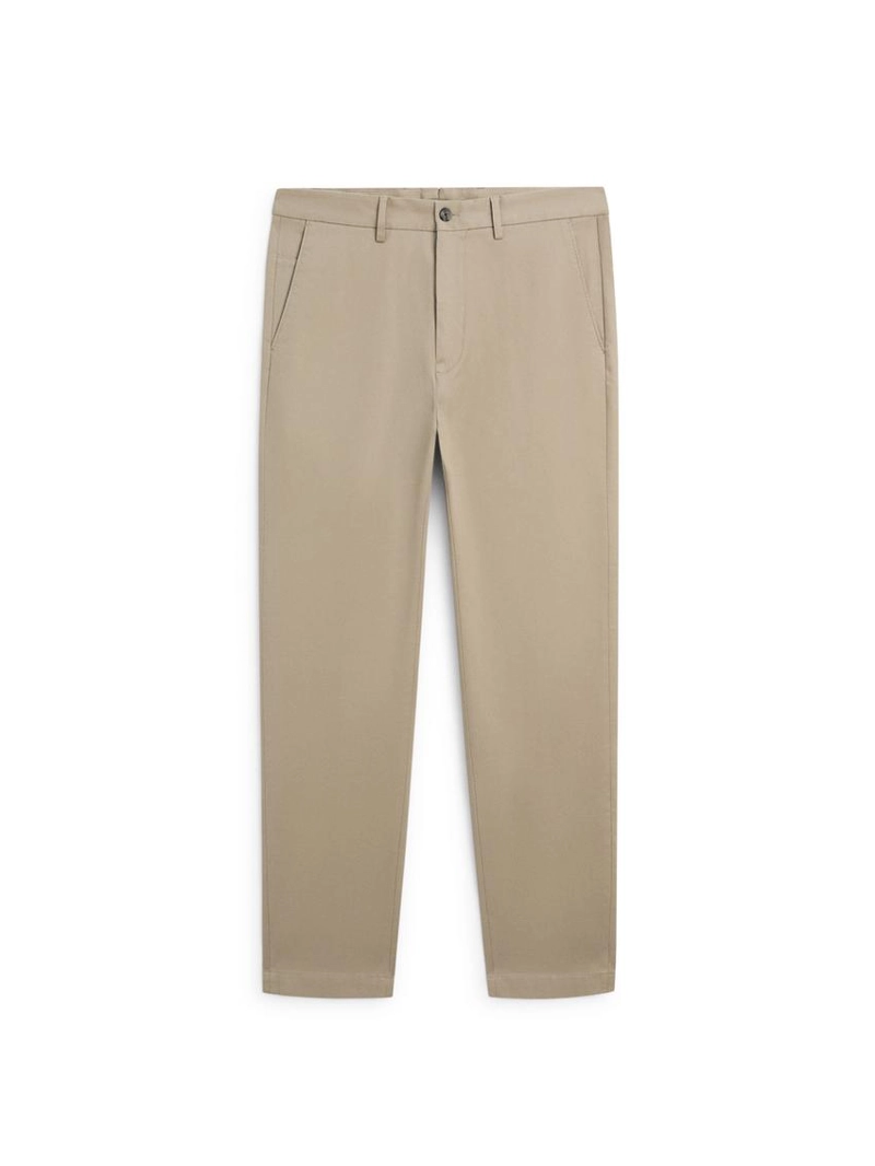 Хлопковые брюки приталенного кроя