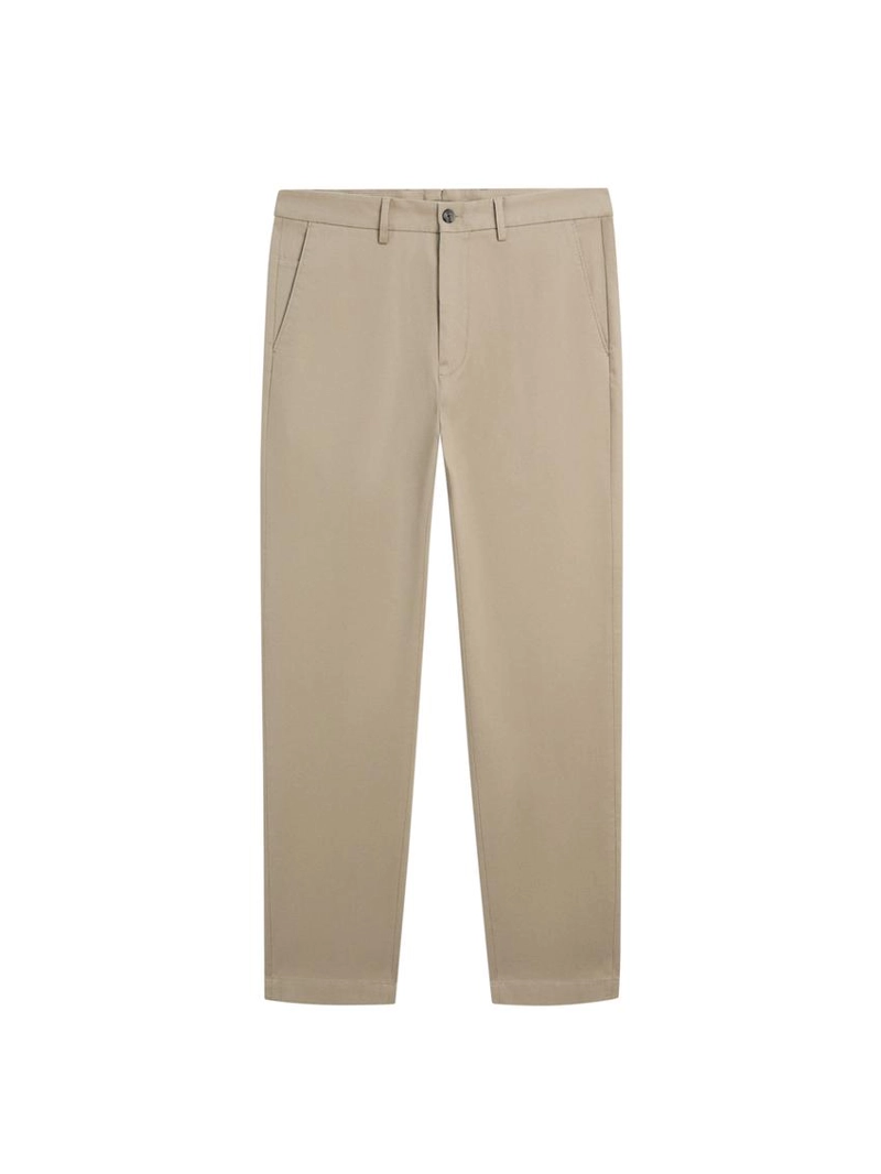 Хлопковые брюки приталенного кроя