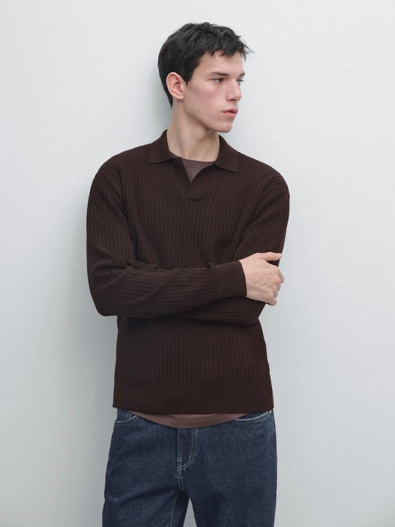 Водолазка из хлопкового микса