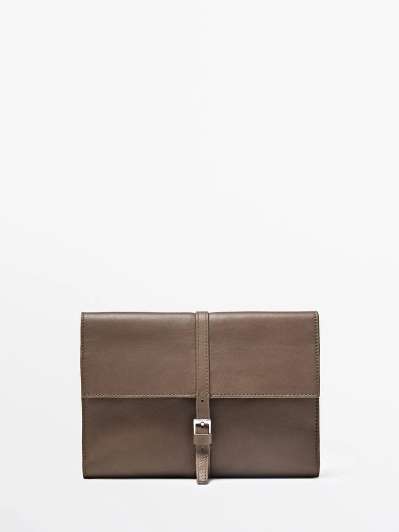 Футляр для гаджетов из натуральной кожи nappa