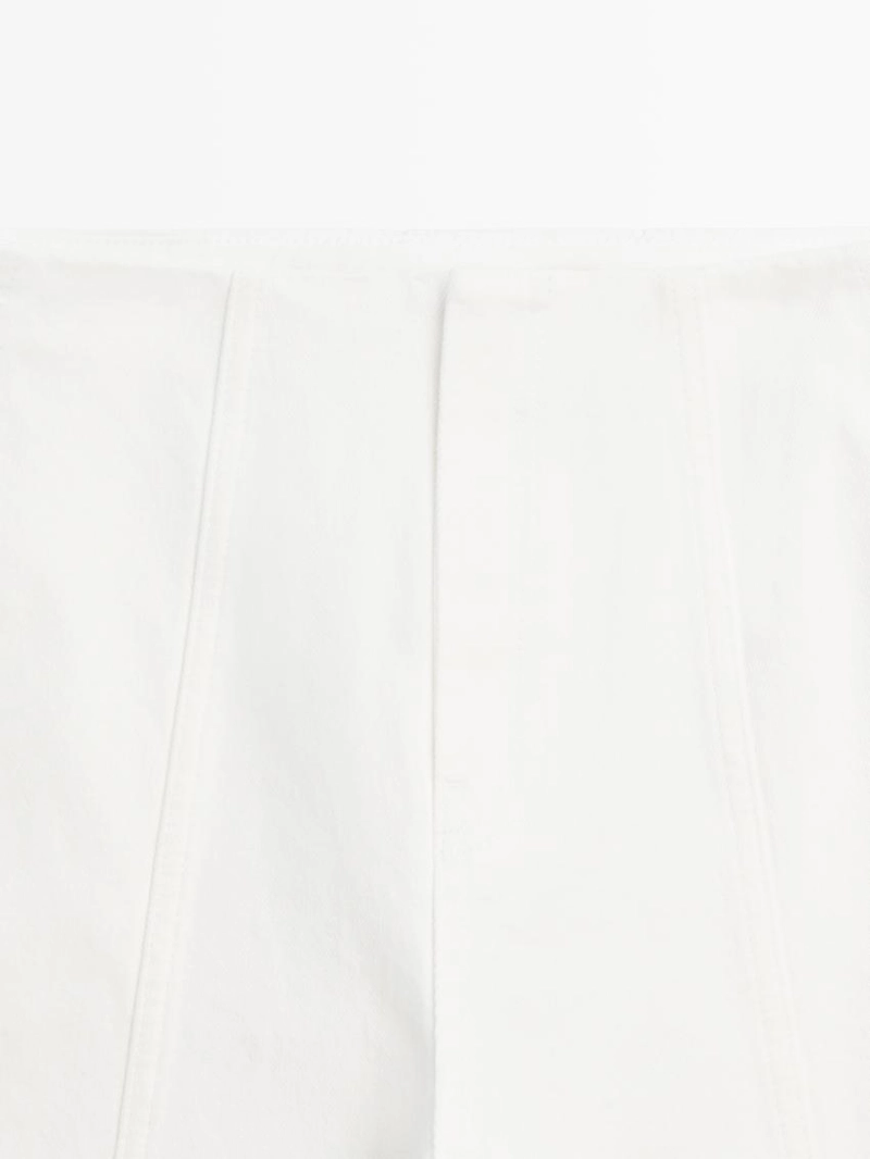 Джинсы прямого кроя с деталями шва