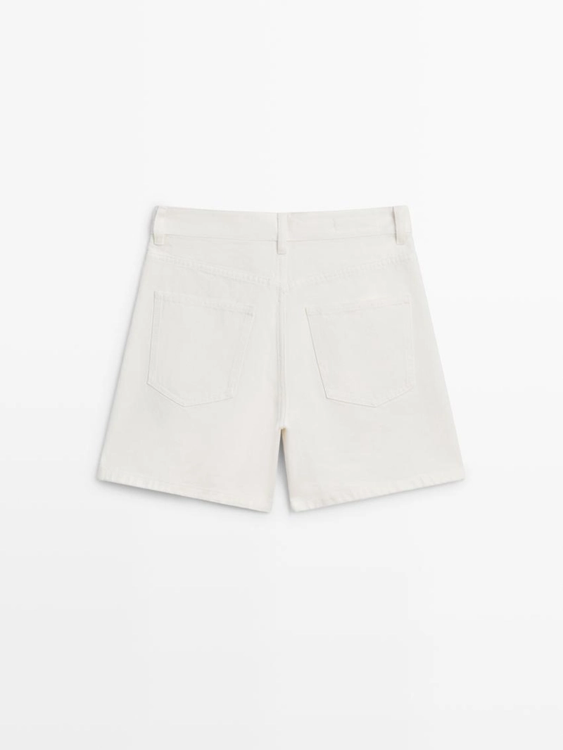 Джинсовые шорты средней посадки