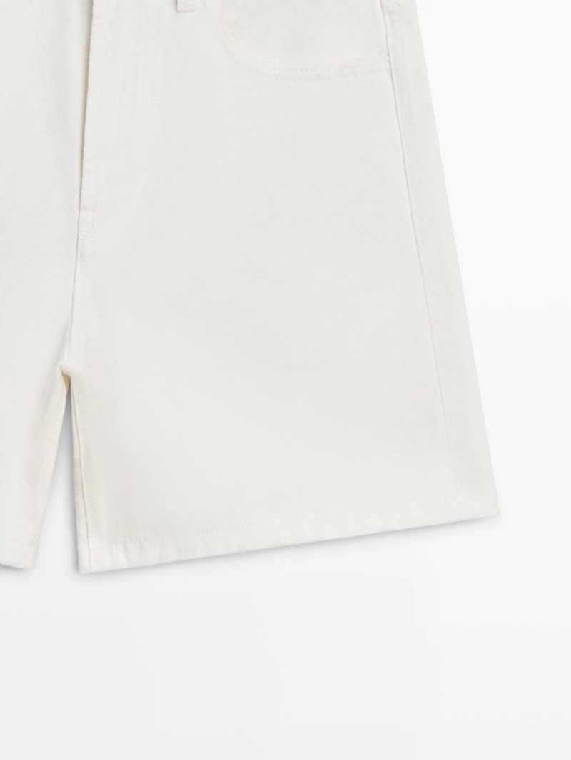 Джинсовые шорты средней посадки