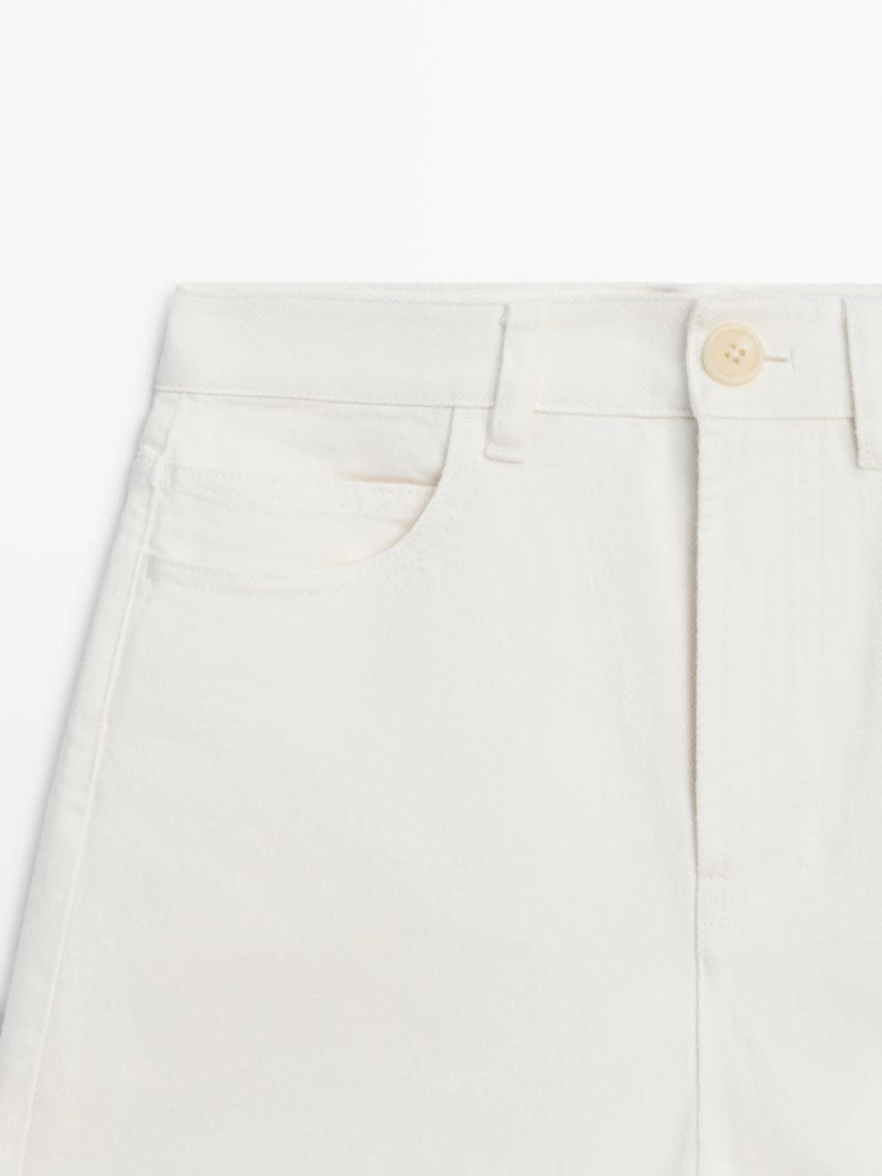 Джинсовые шорты средней посадки