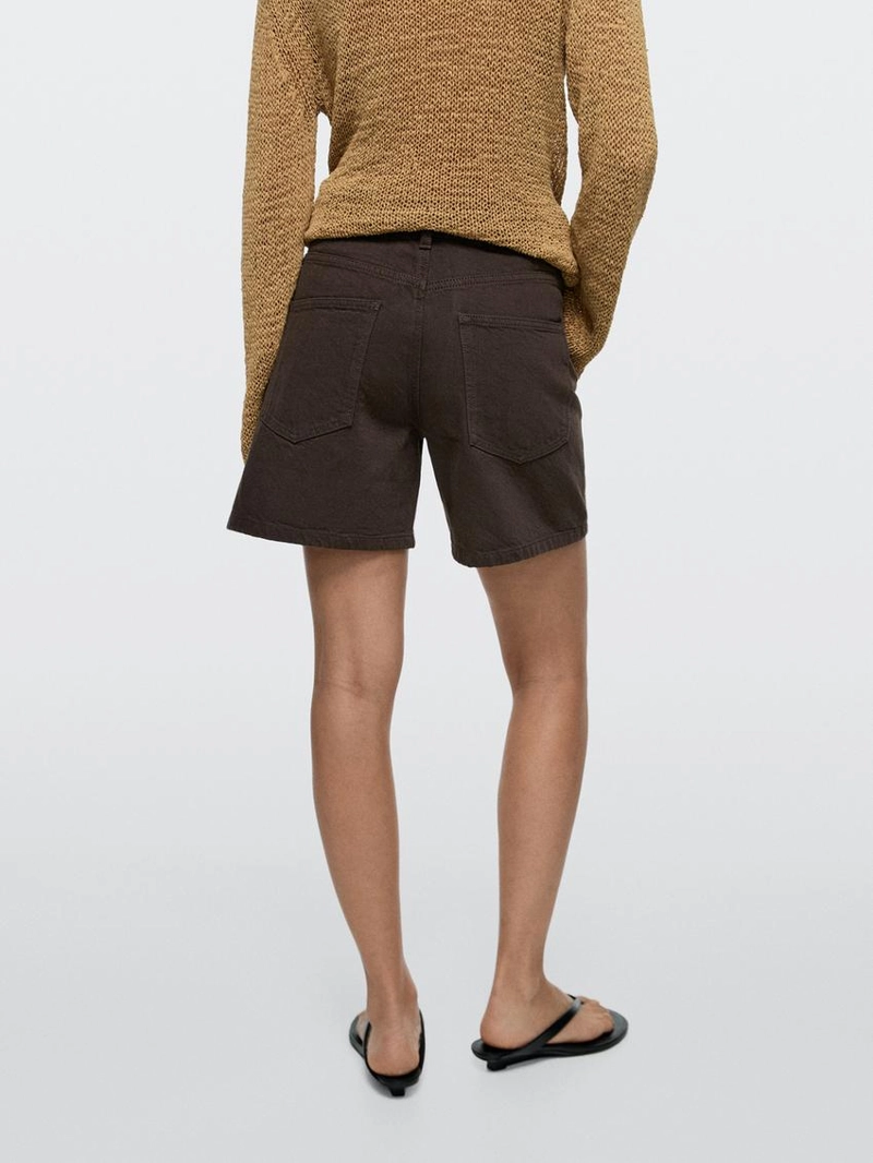 Джинсовые шорты средней посадки