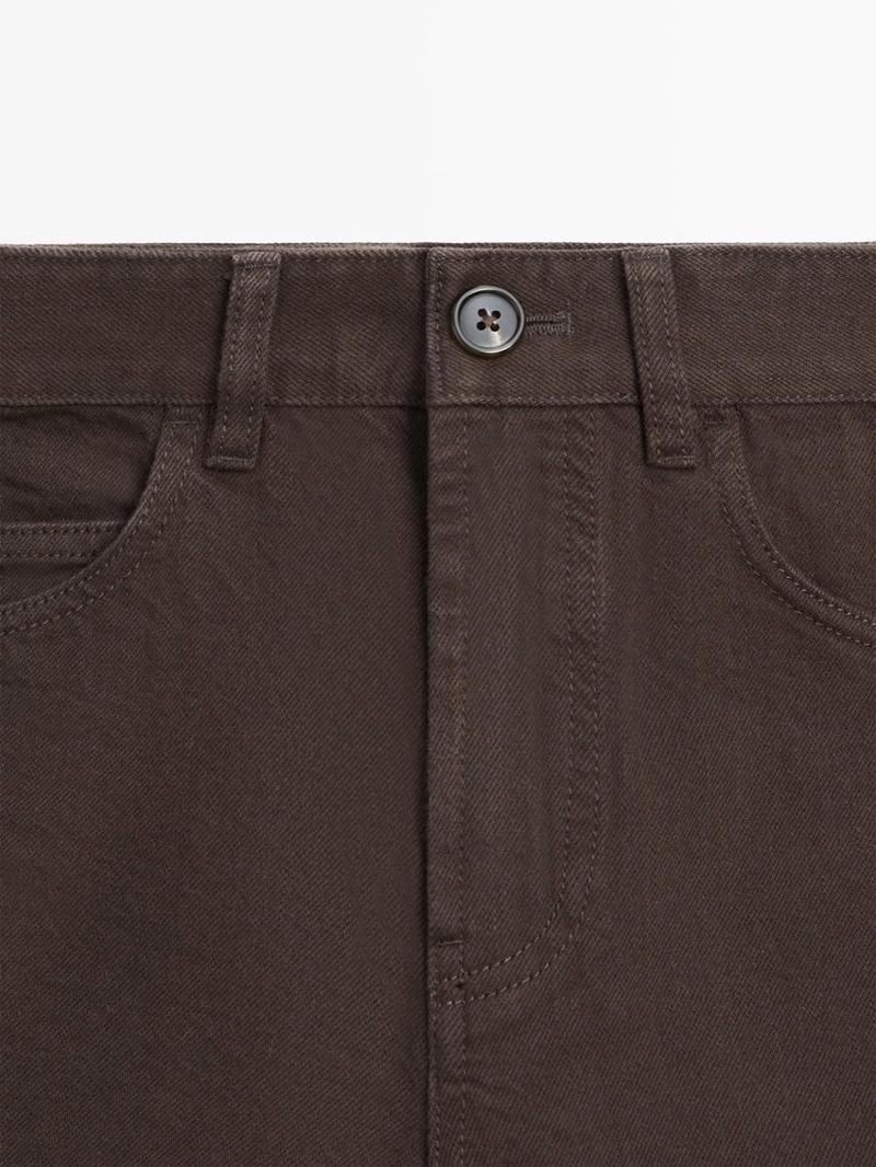 Джинсовые шорты средней посадки