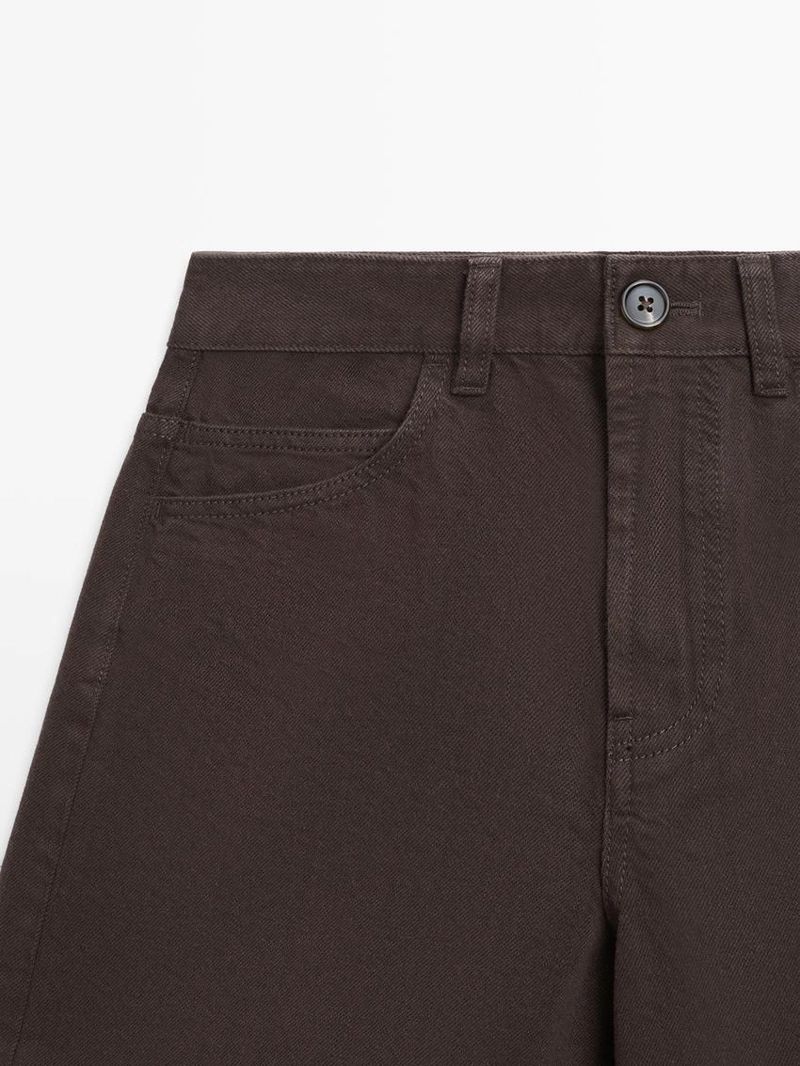 Джинсовые шорты средней посадки