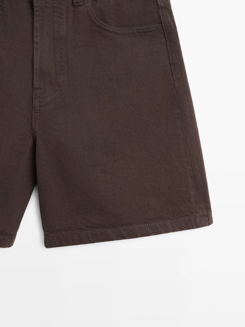 Джинсовые шорты средней посадки