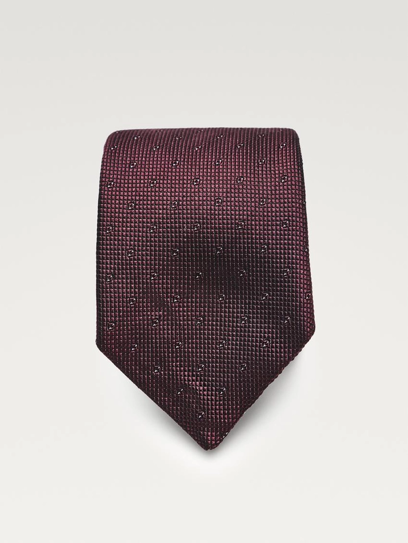 Галстук из 100% шелка с текстурой