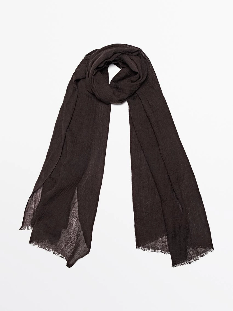 Шарф из легкой шерстяной смеси