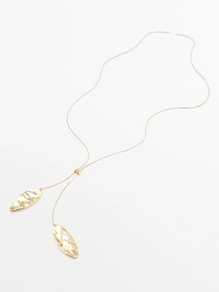 Купить Massimo Dutti Ожерелье с регулируемым замком и рельефными элементами