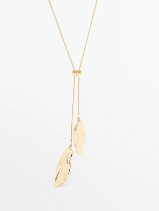 Ожерелье с регулируемым замком и рельефными элементами- Заказать в России