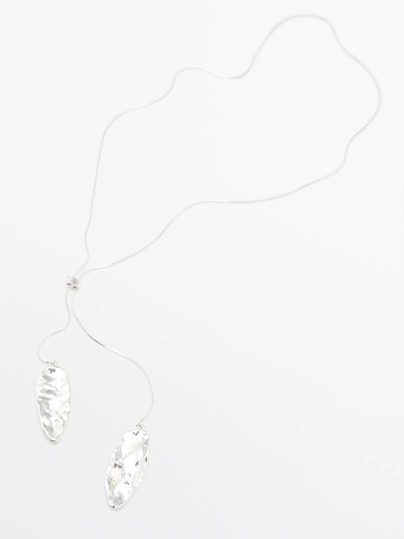 Ожерелье с регулируемой длиной из текстурированных элементов