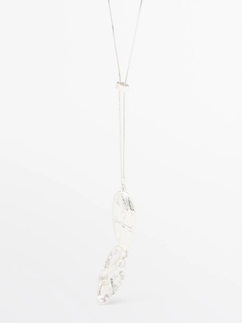 Ожерелье с регулируемой длиной из текстурированных элементов