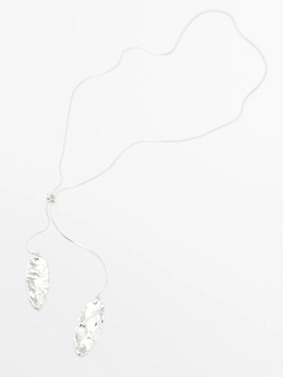 Купить Massimo Dutti Ожерелье с регулируемой длиной из текстурированных элементов