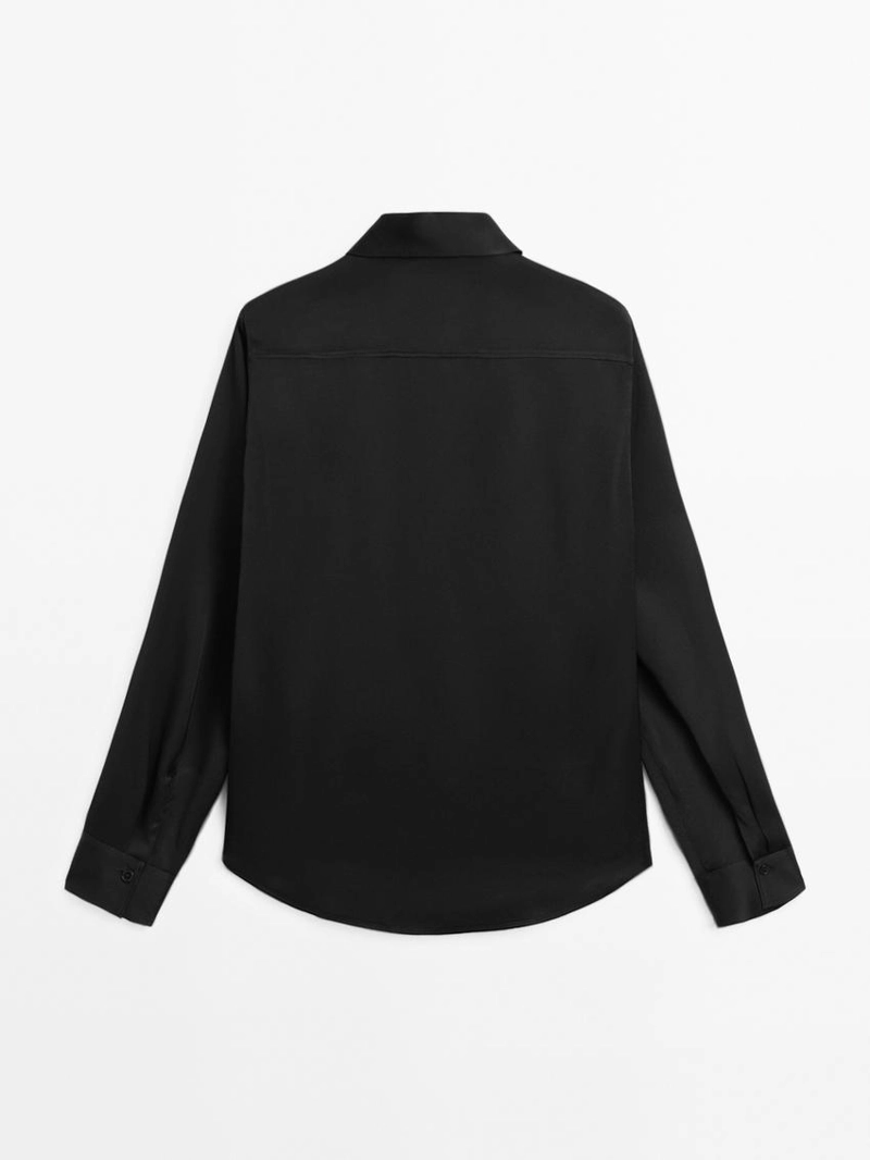 Рубашка из потрясающего атласа