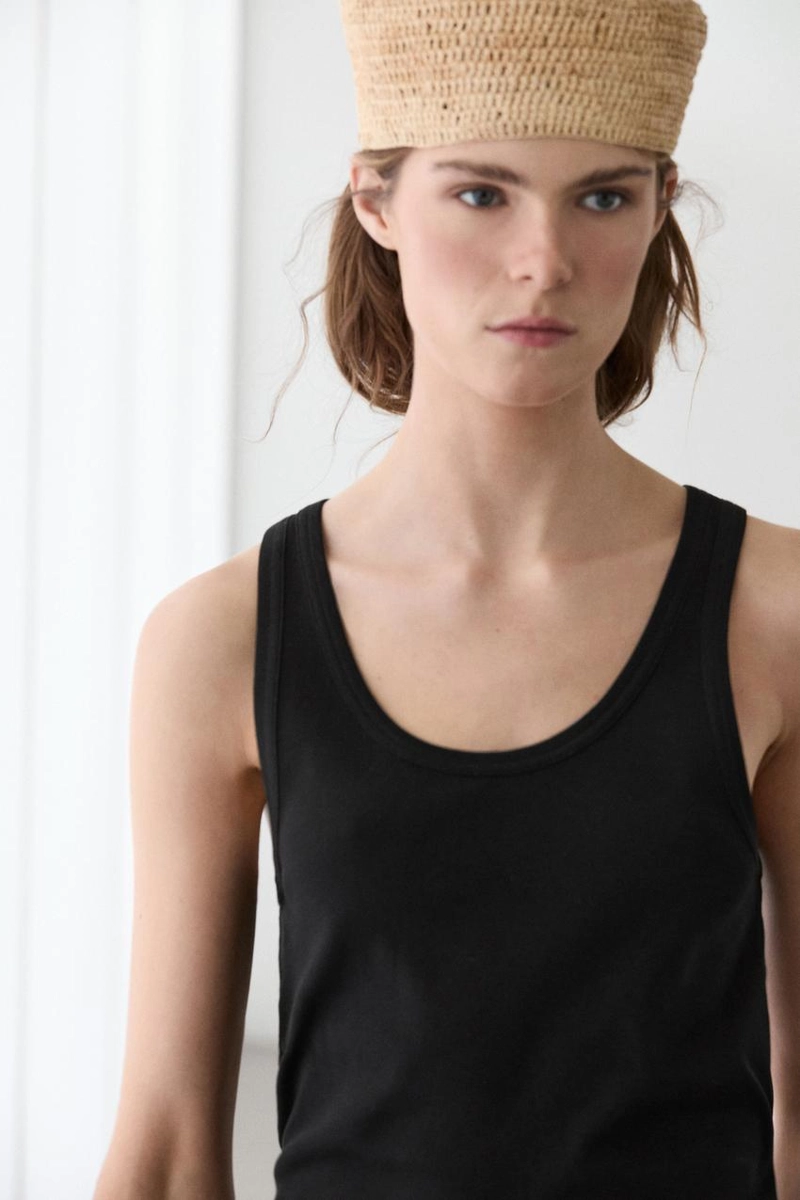 Майка без рукавов из 100% хлопка