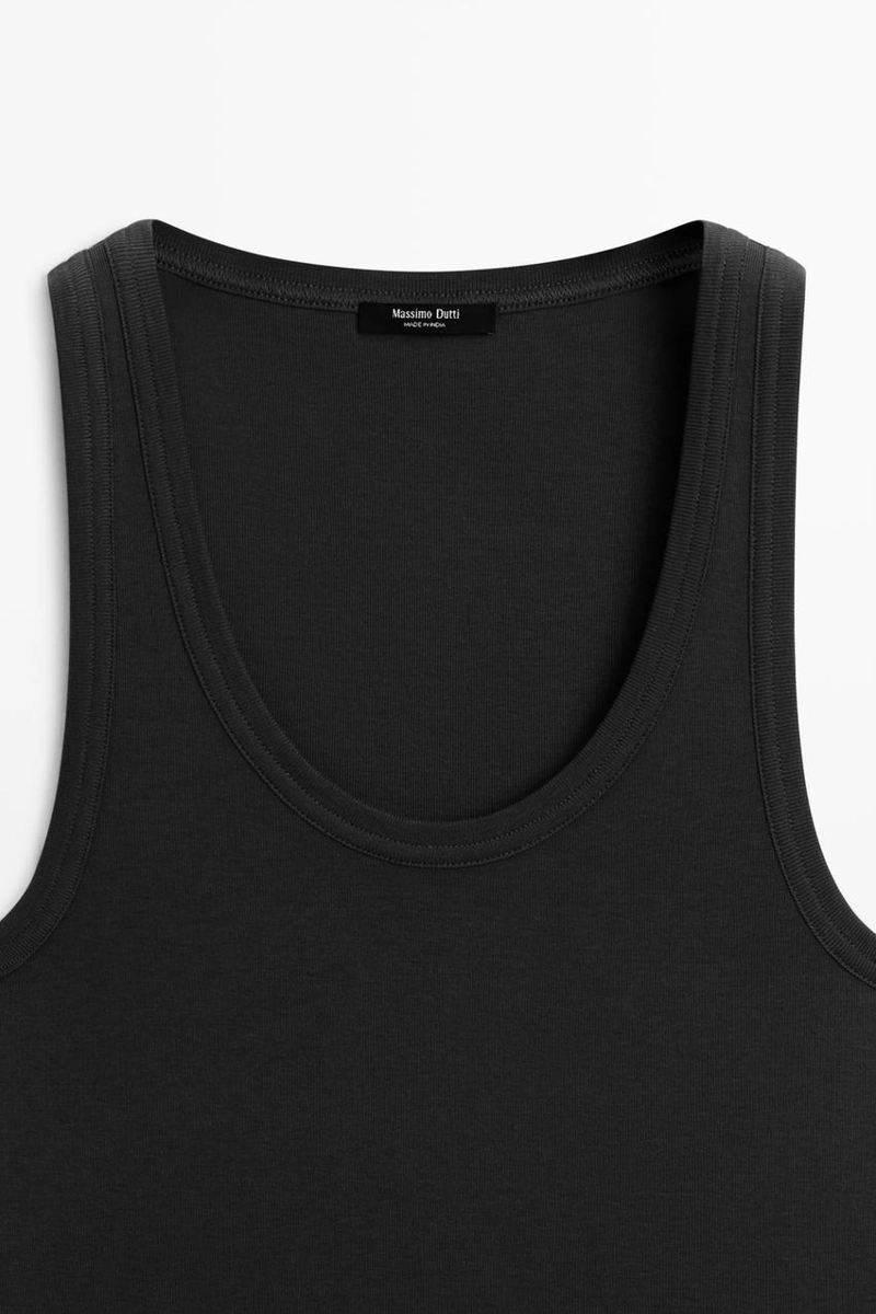 Майка без рукавов из 100% хлопка