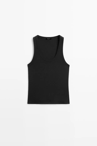 Майка без рукавов из 100% хлопка- Заказать в России