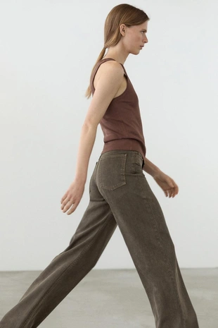 Хлопковый безрукавный топ из 100%- Заказать в России