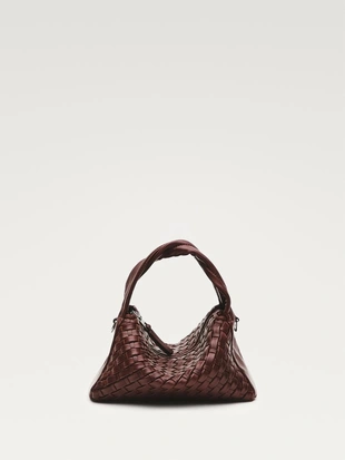 Купить Massimo Dutti Сумочка мини из плетеной кожи наппа