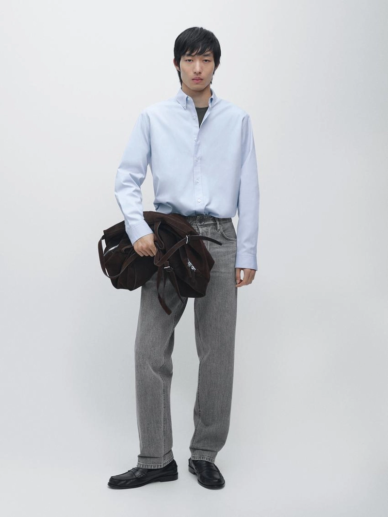 Рубашка regular fit oxford