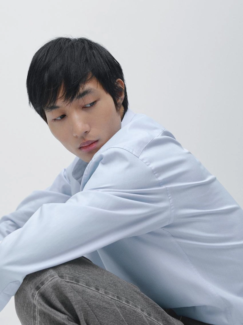 Рубашка regular fit oxford