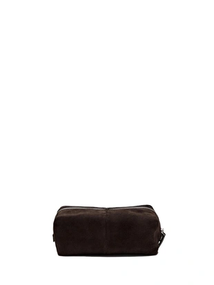 Косметичка из замши с молнией- Заказать в России