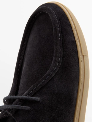 Мягкие кожаные туфли с мокасиновым носком- Заказать в России