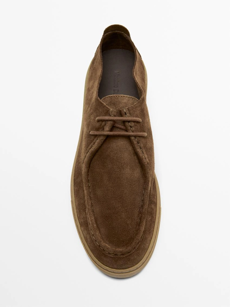 Мягкая кожаная обувь с мокасиновым мысом