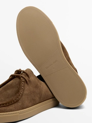 Мягкая кожаная обувь с мокасиновым мысом- Заказать в России