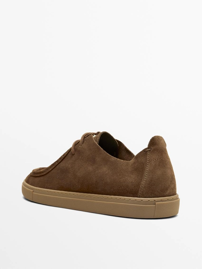 Мягкая кожаная обувь с мокасиновым мысом