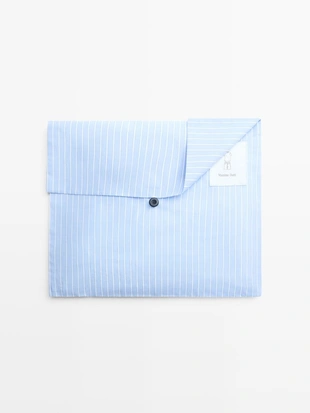 Пижама с майкой коротким рукавом и полосатыми брюками- Заказать в России