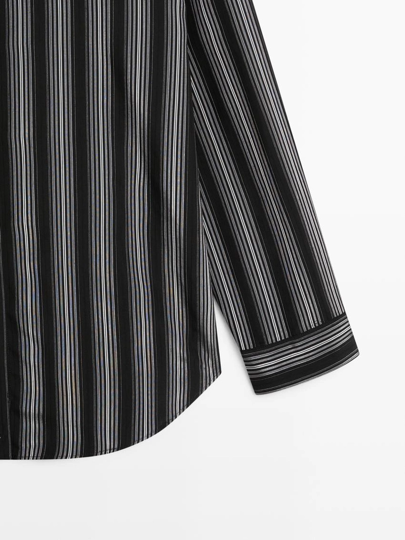 Рубашка с полосками массимо дути