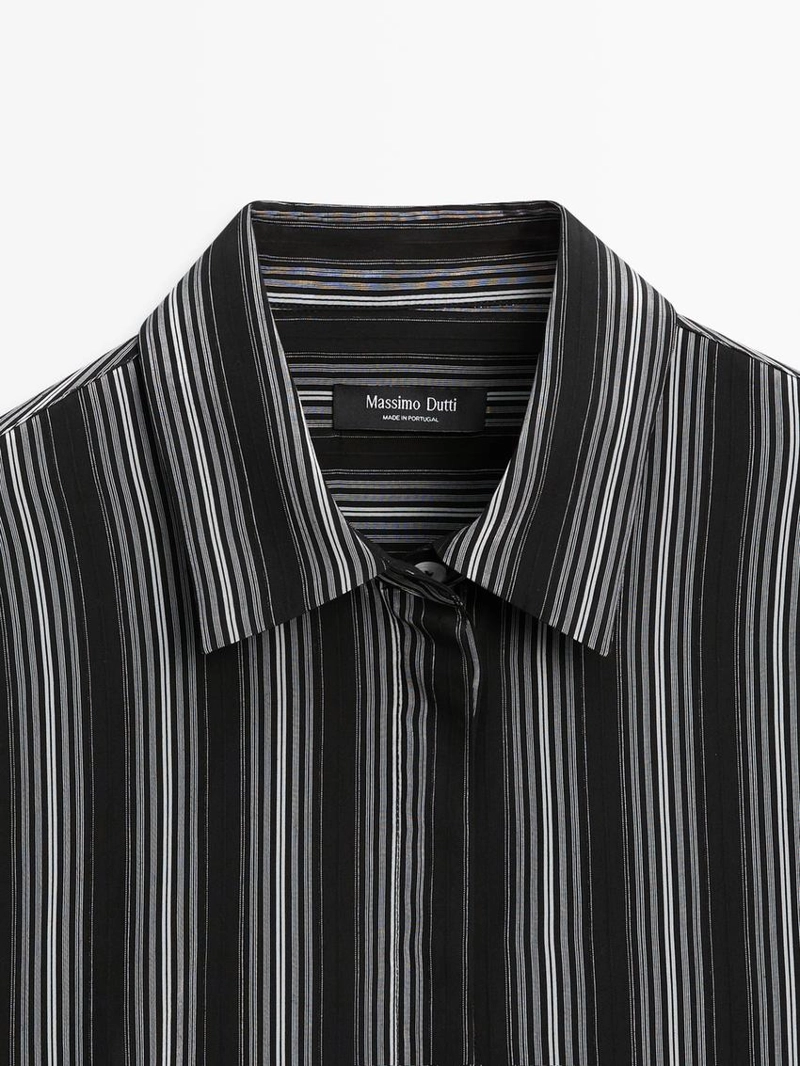 Рубашка с полосками массимо дути