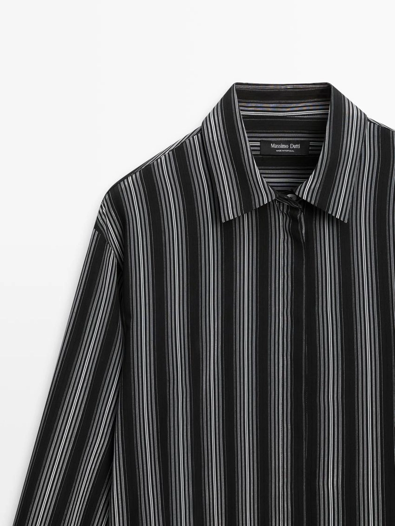 Рубашка с полосками массимо дути