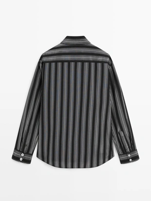 Купить Massimo Dutti Рубашка с полосками массимо дути