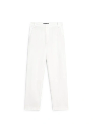 Купить Massimo Dutti Льняные брюки в стиле CARROT FIT