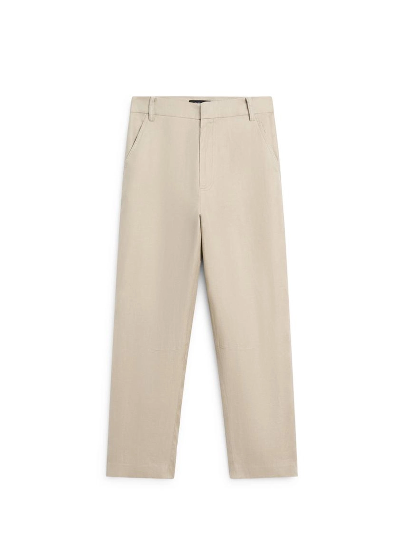 Льняные брюки carrot fit