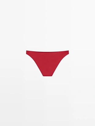 RED | 4933/841/600 - Massimo Dutti Женские классические нижние части бикини