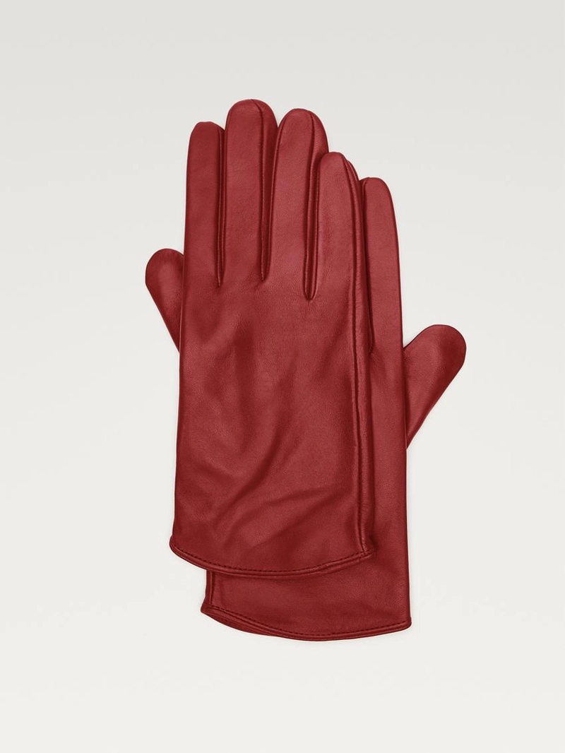 Перчатки из кожи нубука