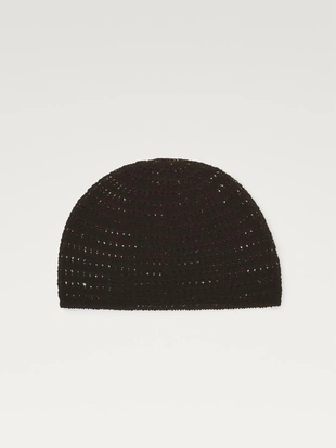 Шапка из смесового хлопка с крючком- Заказать в России