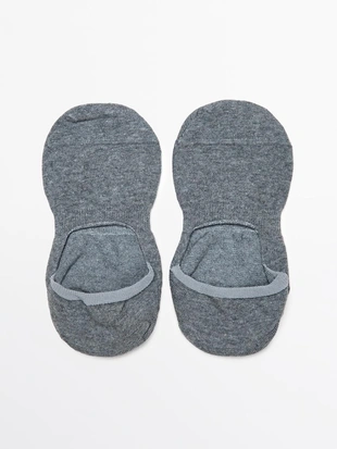 Набор из 3 пар невидимых носков из хлопкового микса- Заказать в России