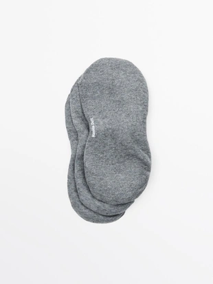 Набор из 3 пар невидимых носков из хлопкового микса- Заказать в России