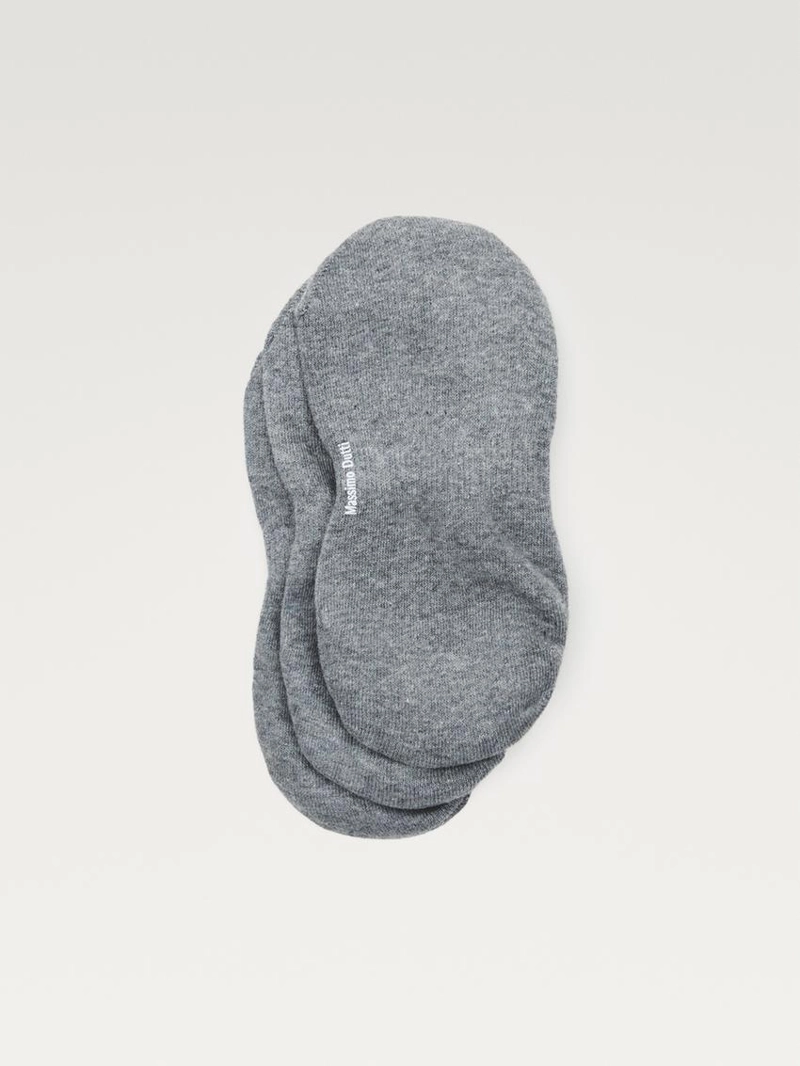 Набор из 3 пар невидимых носков из хлопкового микса