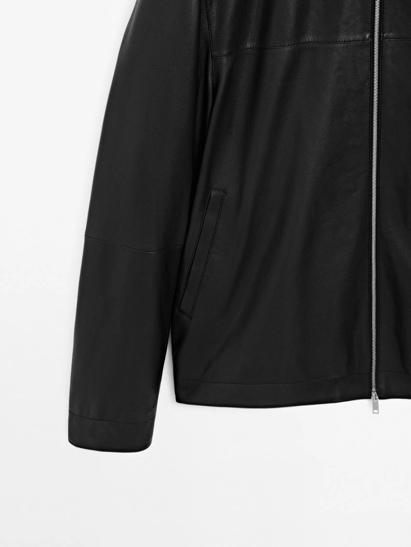 Куртка из овечьей кожи наппа