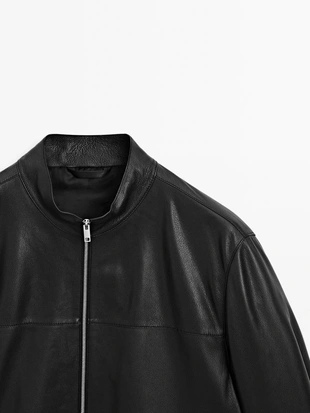 Купить Massimo Dutti Куртка из овечьей кожи наппа